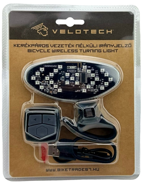 Velotech wireless. turn signal + rear light