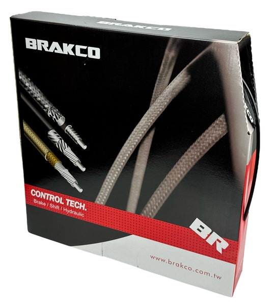 Brakco brake cable housing black/meter